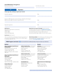 Form E (HCA51-0007) Pebb Retiree Change Form - Washington, Page 15