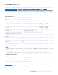 Form E (HCA51-0007) Pebb Retiree Change Form - Washington, Page 4