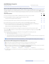 Form E (HCA51-0007) Pebb Retiree Change Form - Washington, Page 6