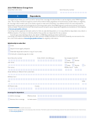 Form E (HCA51-0007) Pebb Retiree Change Form - Washington, Page 7