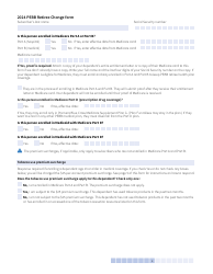 Form E (HCA51-0007) Pebb Retiree Change Form - Washington, Page 8