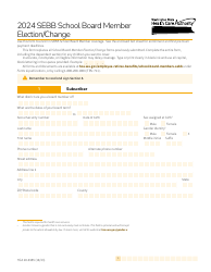 Document preview: Form HCA20-0385 Sebb School Board Member Election/Change - Washington, 2024