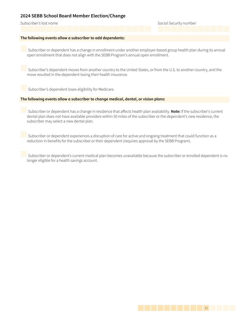 Form HCA20-0385 Sebb School Board Member Election / Change - Washington, Page 11