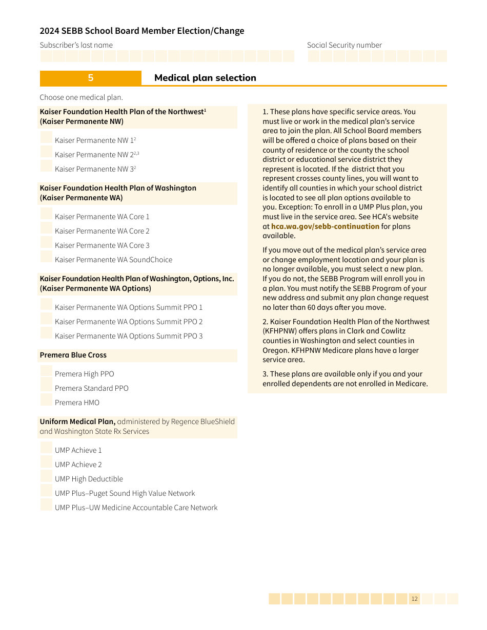 Form HCA20-0385 Sebb School Board Member Election / Change - Washington, Page 12