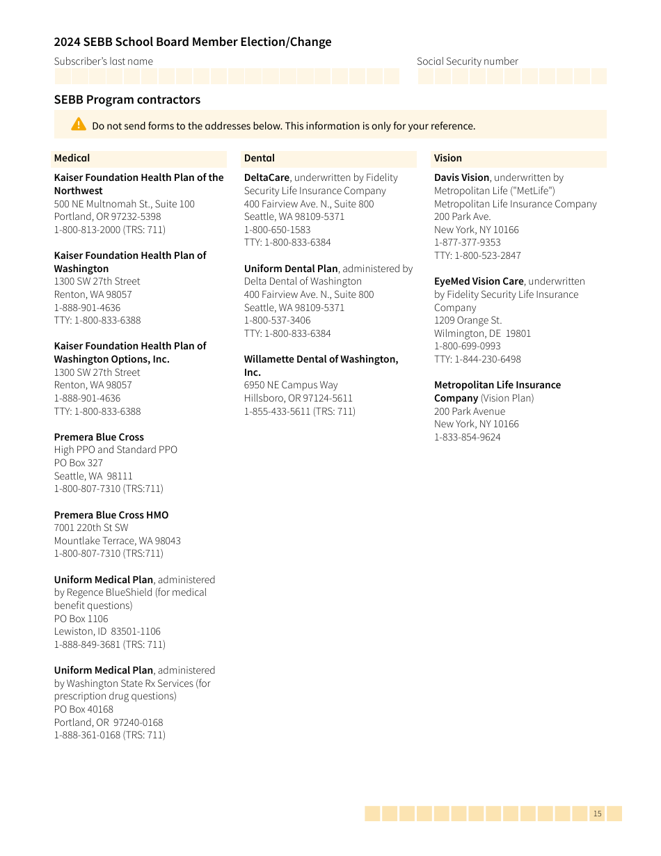 Form HCA20-0385 Sebb School Board Member Election / Change - Washington, Page 15