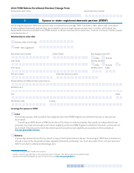 Form A-OE (HCA51-4030) Pebb Retiree Open Enrollment Election/Change - Washington, Page 5