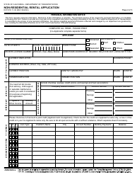 Form DOT RW11-06 Non-residential Rental Application - California, Page 2