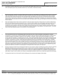 Form DOT RW13-01 Joint Use Agreement - California, Page 2