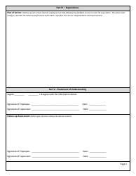 HRO Form 301 Employee Conduct/Performance Feedback Form - Wyoming, Page 2