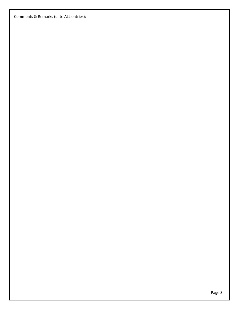 HRO Form 301 Employee Conduct / Performance Feedback Form - Wyoming, Page 3