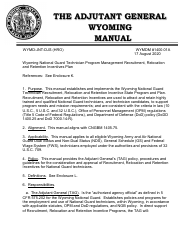 Document preview: Form WYMD-JNT-DJS (HRO) Technician Program Management Recruitment, Relocation and Retention Incentive Plan - Wyoming