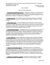 Form WYMD-JNT-DJS (HRO) Technician Program Management Recruitment, Relocation and Retention Incentive Plan - Wyoming, Page 10