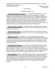 Form WYMD-JNT-DJS (HRO) Technician Program Management Recruitment, Relocation and Retention Incentive Plan - Wyoming, Page 12