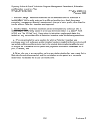 Form WYMD-JNT-DJS (HRO) Technician Program Management Recruitment, Relocation and Retention Incentive Plan - Wyoming, Page 18