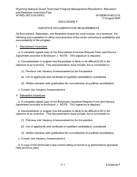 Form WYMD-JNT-DJS (HRO) Technician Program Management Recruitment, Relocation and Retention Incentive Plan - Wyoming, Page 20