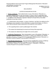 Form WYMD-JNT-DJS (HRO) Technician Program Management Recruitment, Relocation and Retention Incentive Plan - Wyoming, Page 22
