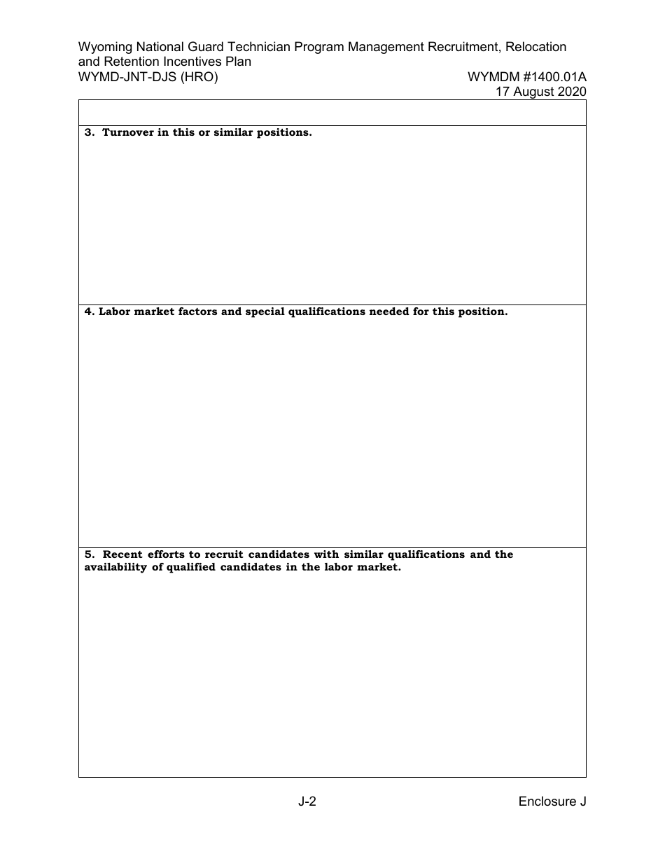 Form WYMD-JNT-DJS (HRO) Technician Program Management Recruitment, Relocation and Retention Incentive Plan - Wyoming, Page 28