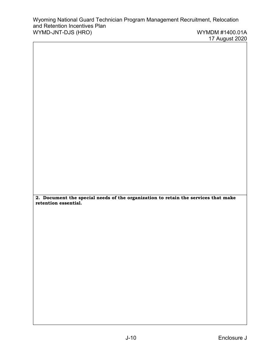 Form WYMD-JNT-DJS (HRO) Technician Program Management Recruitment, Relocation and Retention Incentive Plan - Wyoming, Page 36