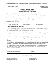 Form WYMD-JNT-DJS (HRO) Technician Program Management Recruitment, Relocation and Retention Incentive Plan - Wyoming, Page 42