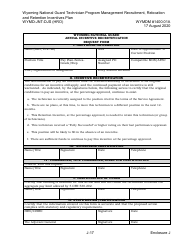 Form WYMD-JNT-DJS (HRO) Technician Program Management Recruitment, Relocation and Retention Incentive Plan - Wyoming, Page 43