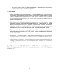 Acknowledgment of Electronic Communications and Internet Access Policy - Arizona, Page 10