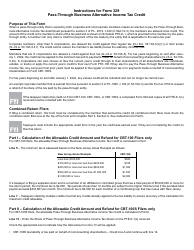 Form 329 Pass-Through Business Alternative Income Tax Credit - New Jersey, Page 4
