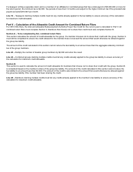 Form 302 Redevelopment Authority Project Tax Credit - New Jersey, Page 5
