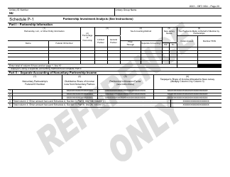 Form CBT-100U New Jersey Corporation Business Tax Unitary Return - New Jersey, Page 21
