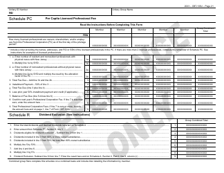 Form CBT-100U New Jersey Corporation Business Tax Unitary Return - New Jersey, Page 22