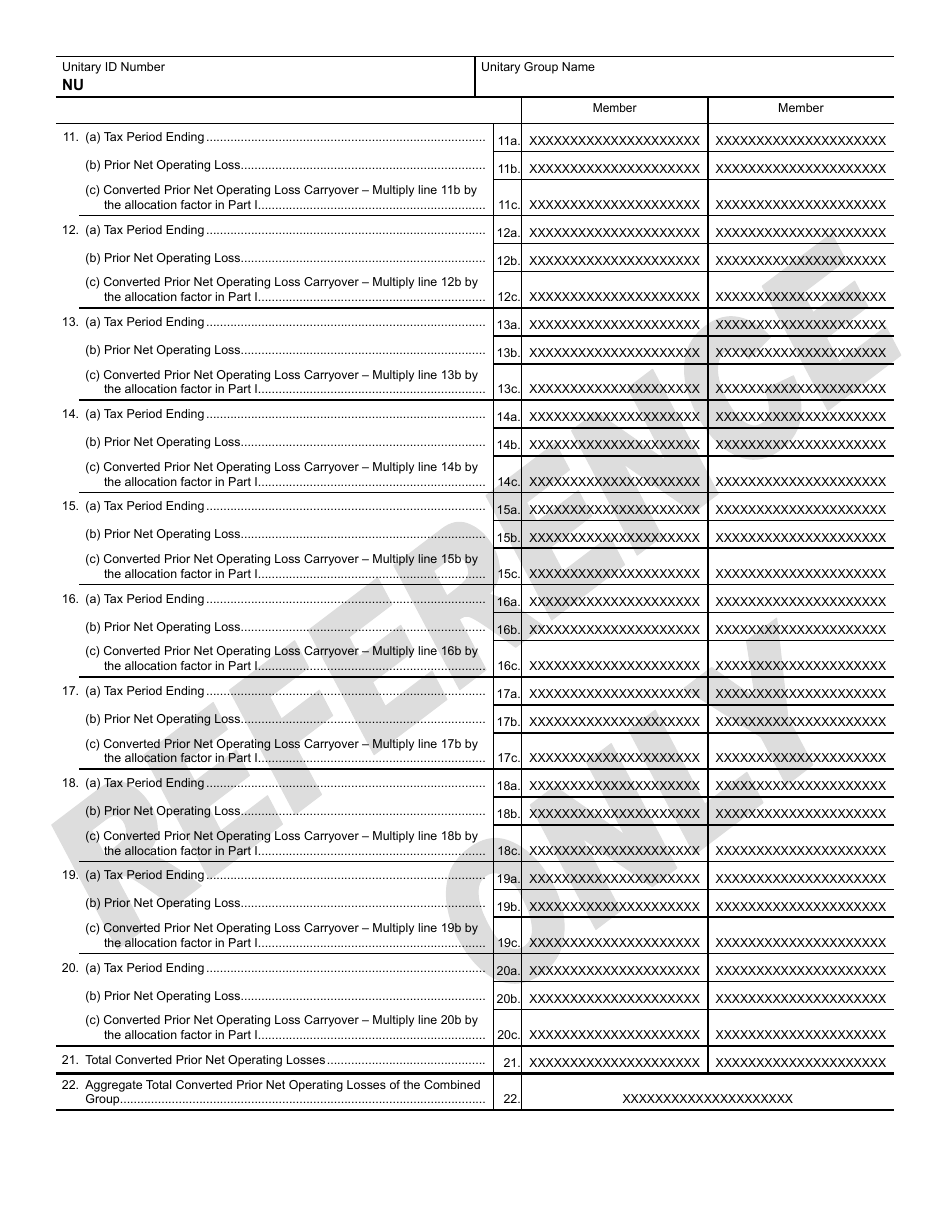 Form CBT-100U New Jersey Corporation Business Tax Unitary Return - New Jersey, Page 27