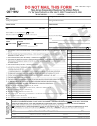 Form CBT-100U New Jersey Corporation Business Tax Unitary Return - New Jersey, Page 2