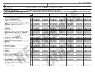 Form CBT-100U New Jersey Corporation Business Tax Unitary Return - New Jersey, Page 6