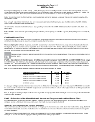 Form 315 Ama Tax Credit - New Jersey, Page 3