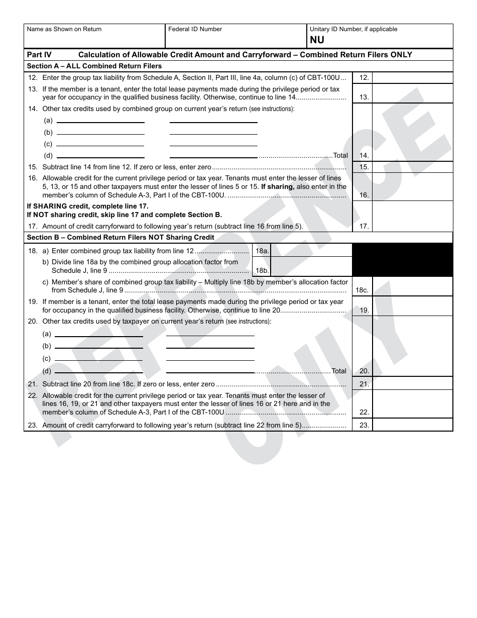 Form 319 Urban Transit Hub Tax Credit - New Jersey, Page 2