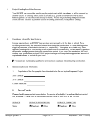 Form EQP3525 Part 1 Drinking Water State Revolving Fund (Dwsrf) Loan Application - Michigan, Page 5