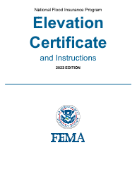 Document preview: FEMA Form FF-206-FY-22-152 Elevation Certificate - National Flood Insurance Program, 2023