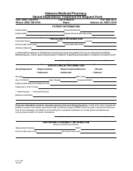 Document preview: Form 389 Opioid Dependence Treatment Pa Request Form - Alabama