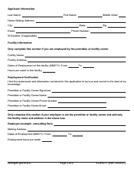 Form EQP9271 Application for a-1a (Special) and a-1h (Non-contact Cooling Water) Certification - Michigan, Page 2