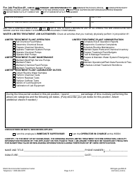 Form EQP3422A Application for Limited Treatment Certification - Michigan, Page 5