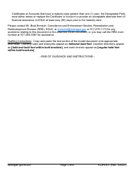 Form EQP4507 Part 201 Certificate of Deposit or Time Deposit Account Model - Michigan, Page 2