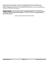 Form EQP4460 Certificate of Deposit or Time Deposit Account Part 213 - Sample - Michigan, Page 2
