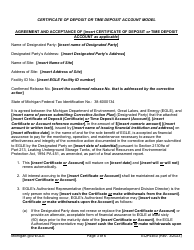 Form EQP4460 Certificate of Deposit or Time Deposit Account Part 213 - Sample - Michigan, Page 3