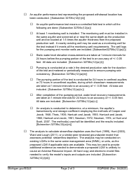 Form EQP9266 Checklist for Complete Alternative Submittals to Site-Specific Reviews Under Section 32706c - Michigan, Page 2