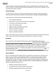Form EQP2268 Cross Connection Control Program for Secondary Treatment Systems - Michigan, Page 3