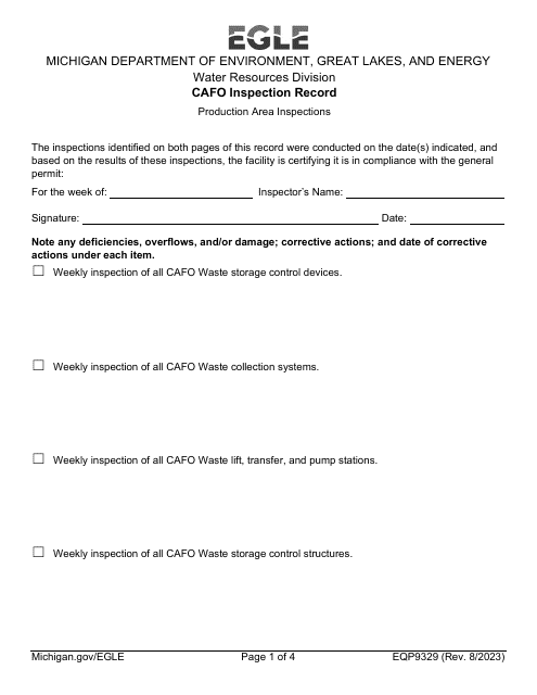 Form EQP9329  Printable Pdf