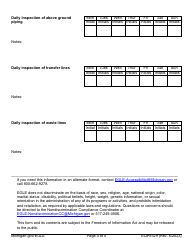 Form EQP9329 Cafo Inspection Record - Michigan, Page 4