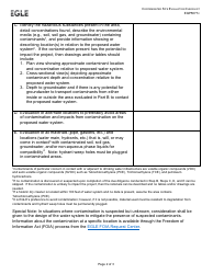 Form EQP5877C Contaminated Site Evaluation Checklist - Michigan, Page 2