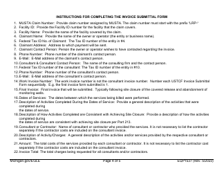 Form EQP1537 Legacy Release Program Invoice Submittal Form - Michigan, Page 4