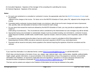 Form EQP1537 Legacy Release Program Invoice Submittal Form - Michigan, Page 5