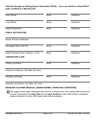 Form EQP6517B Monitoring Plan for Community Water Supplies Disinfectants and Disinfection Byproducts (Ddbp) - Michigan, Page 2